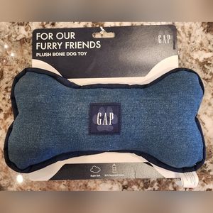 Gap Blue Plush Bone Dog Toy
